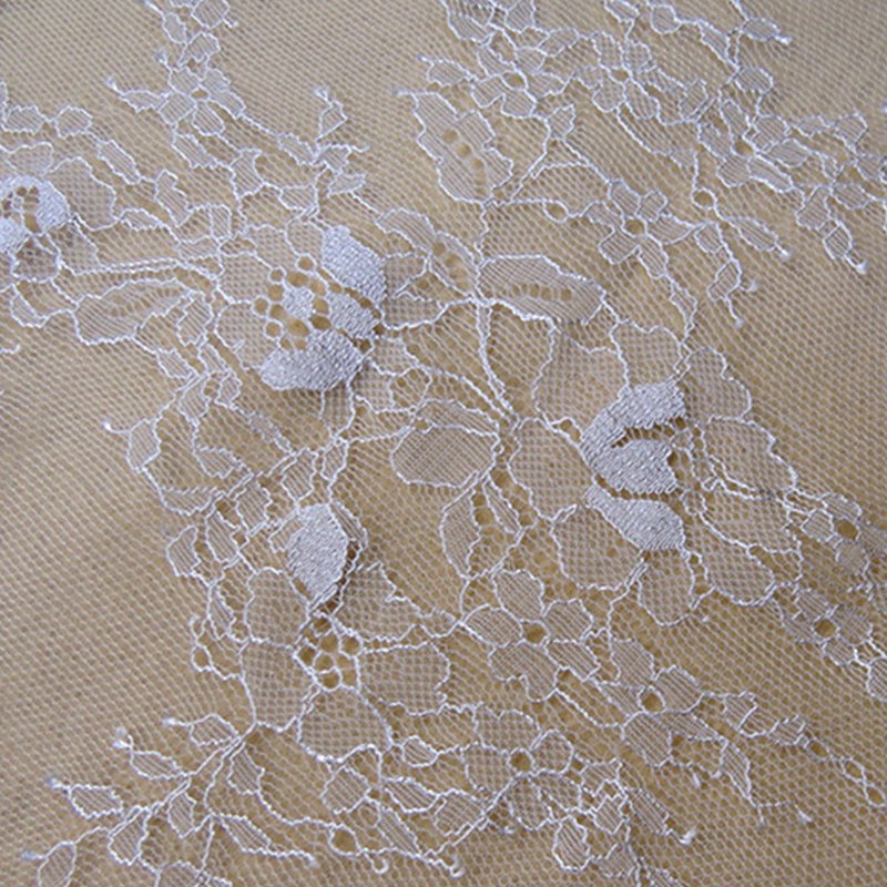 Lace Fabric Rose Nylon Warp Knit for Women's Wear Wholesale Supplier 7